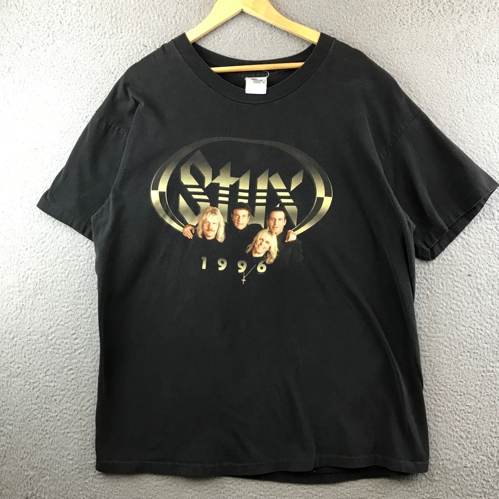 Vintage Styx Return‎ to Paradise Theatre Tour 1996 Band T-Shirt XL